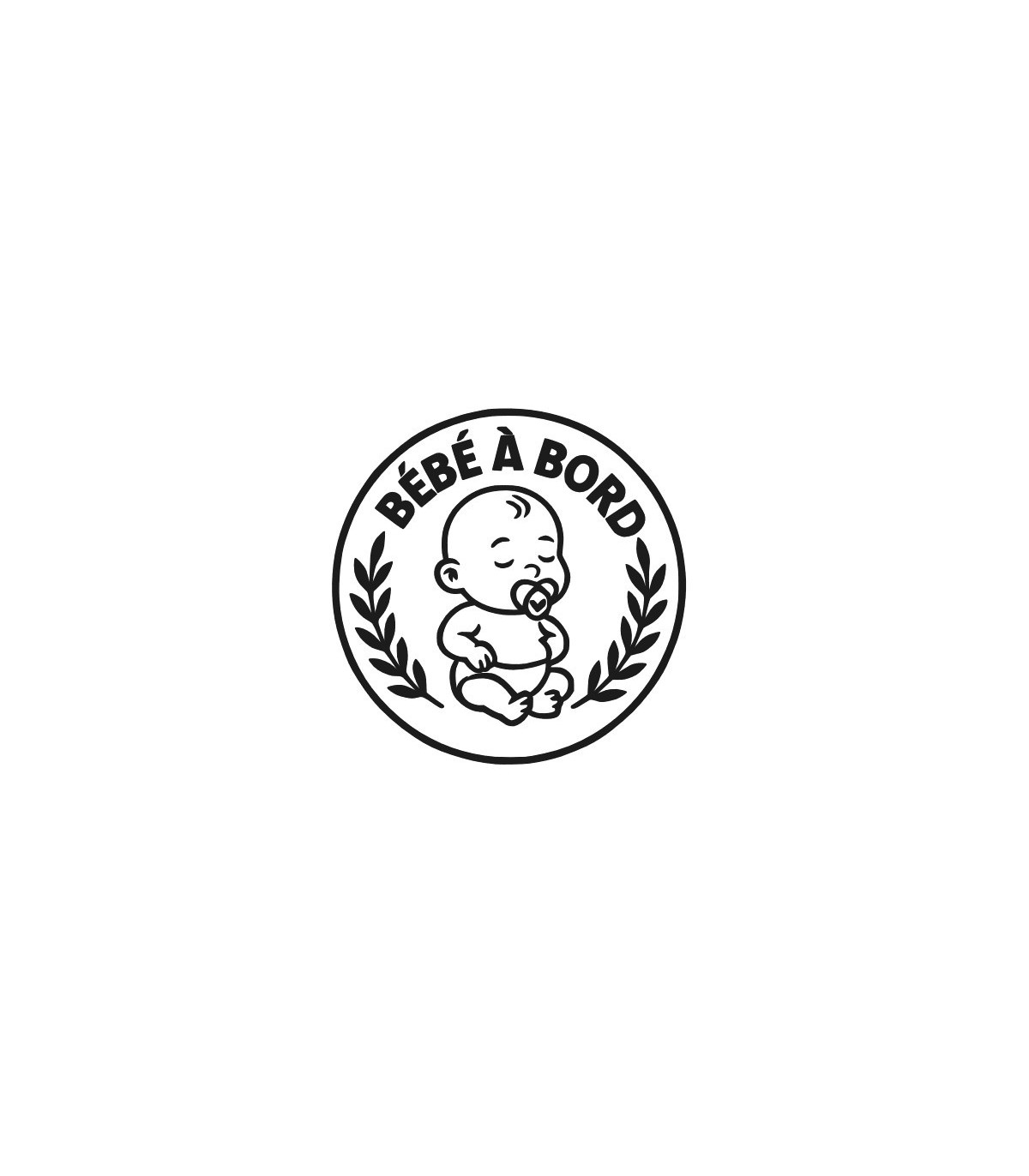 Stickers BÉBÉ A BORD LAURIER