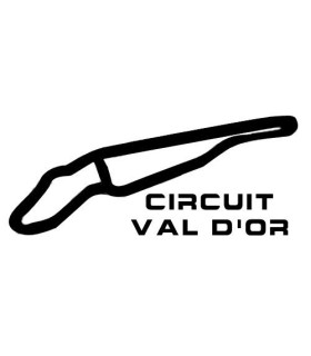 Stickers TRACÉ CIRCUIT VAL D'OR