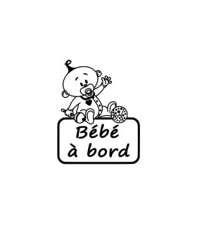 Stickers BÉBÉ A BORD VWStickers BÉBÉ A BORD JOUET