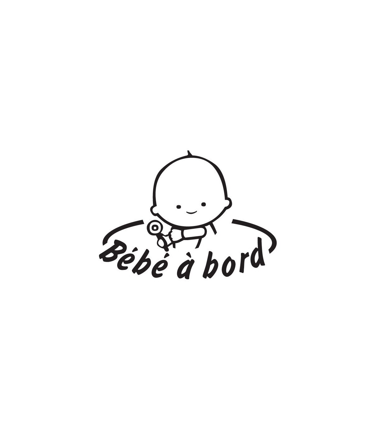 Stickers BÉBÉ A BORD JOUET 2