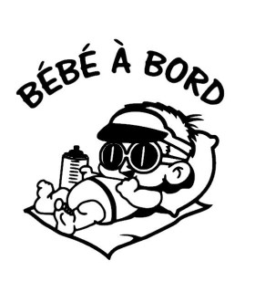 Stickers BÉBÉ A BORD PLAGE