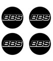 Stickers 4X CENTRE DE ROUE BBS 60mm Type 1
