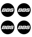 Stickers 4X CENTRE DE ROUE BBS 60mm Type 2