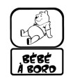 Stickers BÉBÉ A BORD OURSON