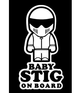 Stickers BABY STIG ON BOARD