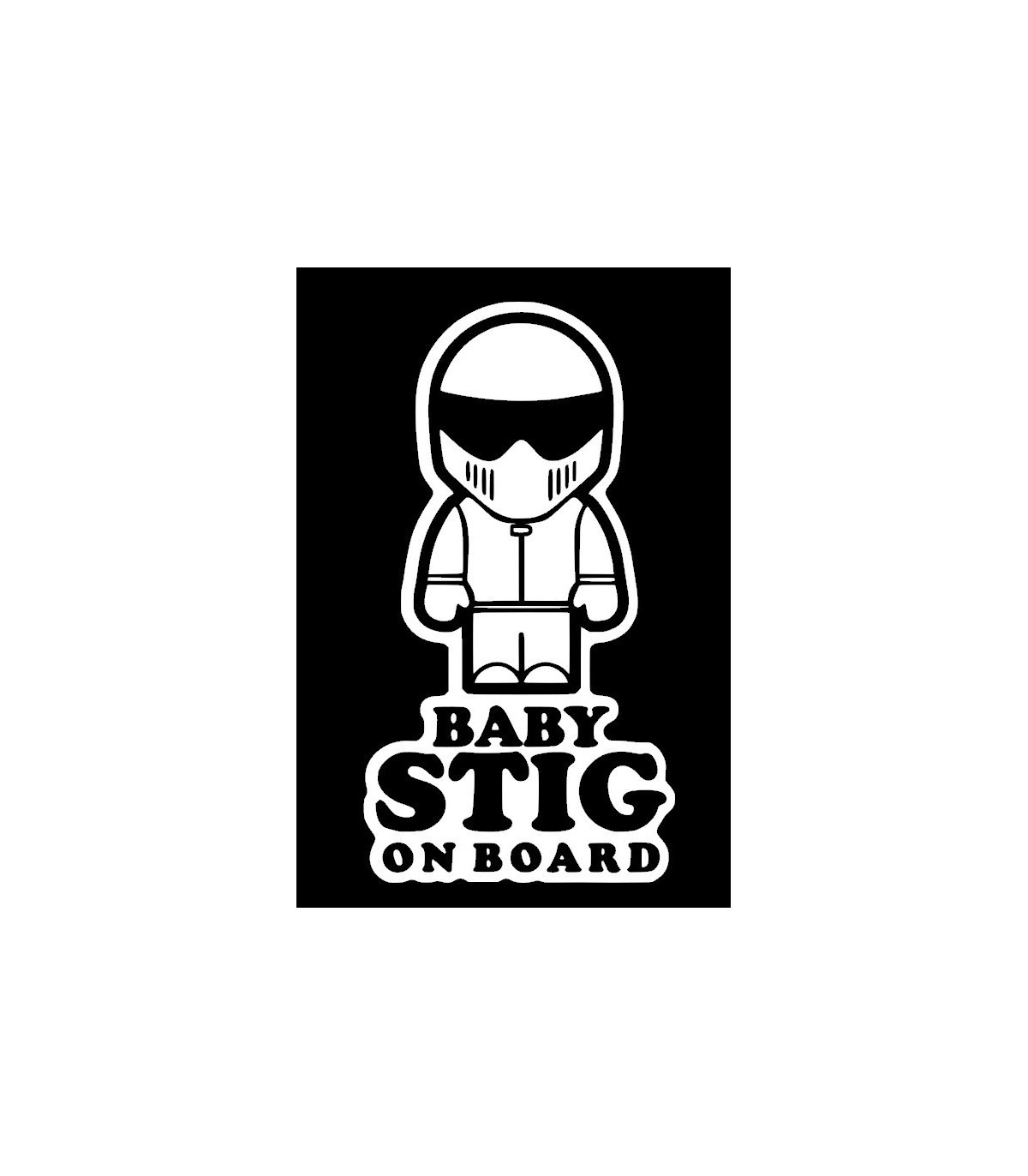 Stickers BABY STIG ON BOARD
