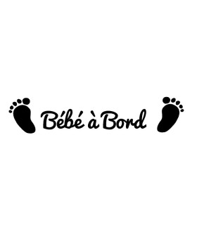 Stickers BÉBÉ A BORD PIEDS