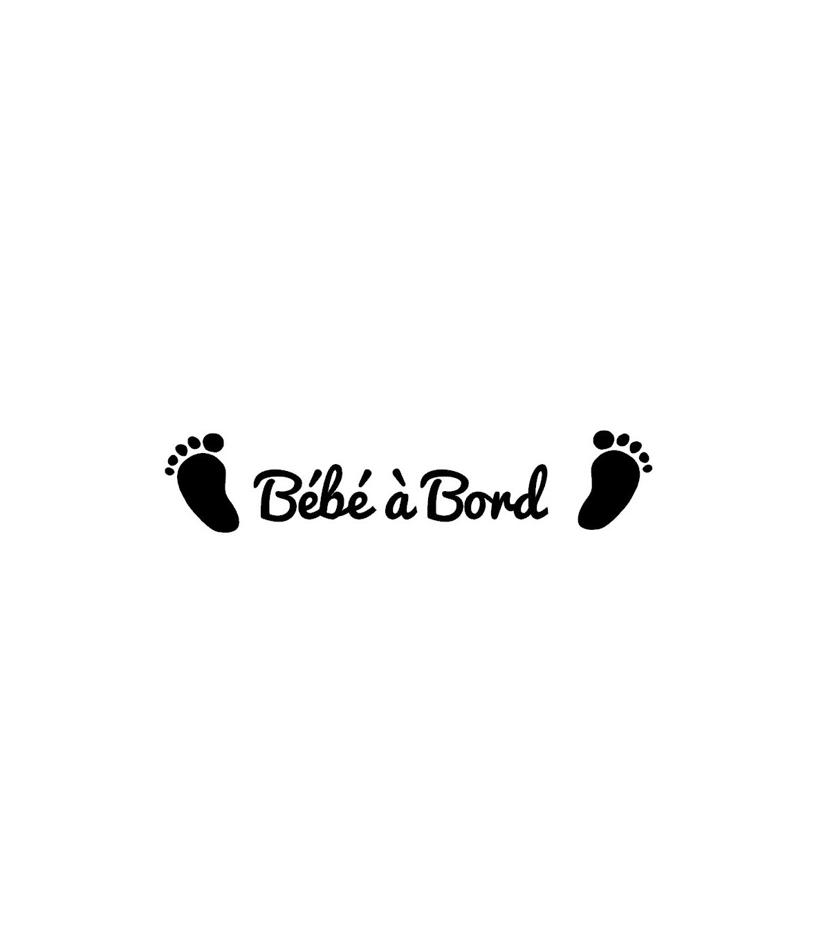 Stickers BÉBÉ A BORD PIEDS