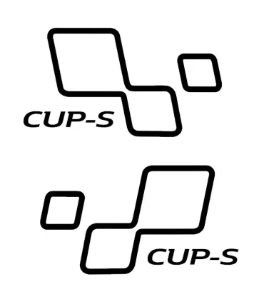 Paire de Stickers CUP-S de portes Megane
