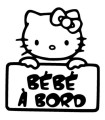 Stickers BÉBÉ A BORD KITTY