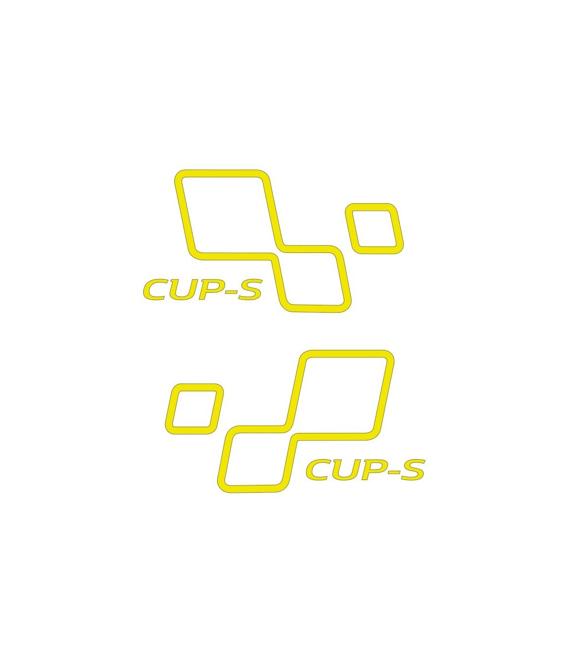 Paire de Stickers CUP-S de portes Megane