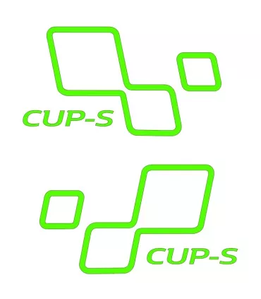 Paire de Stickers CUP-S de portes Megane