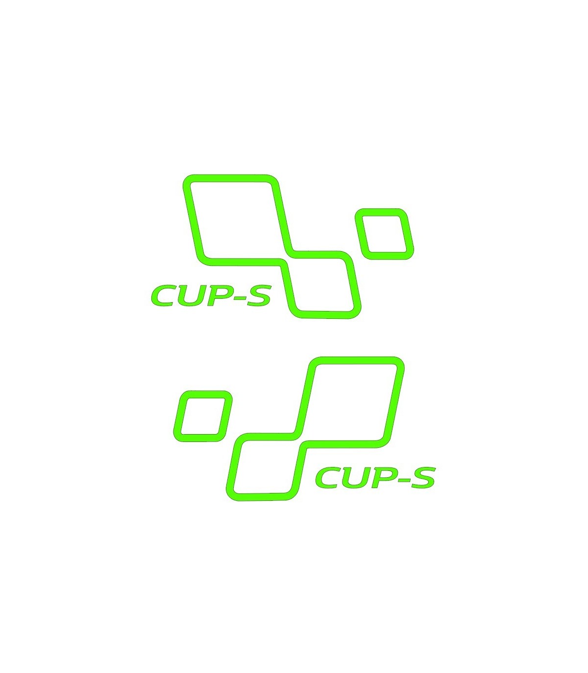 Paire de Stickers CUP-S de portes Megane