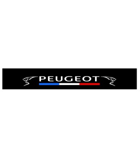 BANDEAU PARE SOLEIL PEUGEOT TRI COLOR