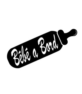 Stickers BÉBÉ A BORD BIBERON 