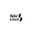 Stickers BÉBÉ A BORD EMPREINTES