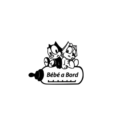 Stickers BÉBÉ A BORD BIBERON 2