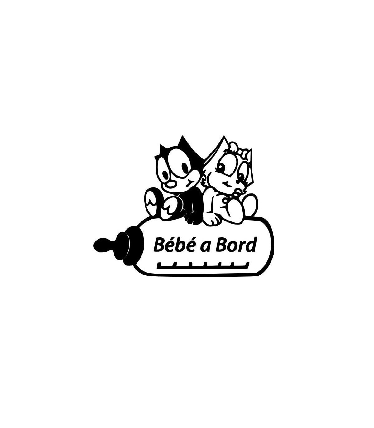 Stickers BÉBÉ A BORD BIBERON 2