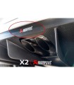 Stickers 2X Akrapovic pour DIFFUSEUR MEGANE 4RS TROPHY