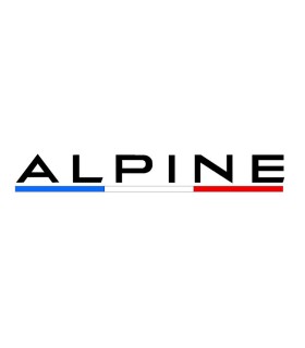 Stickers ALPINE Tricolor XL
