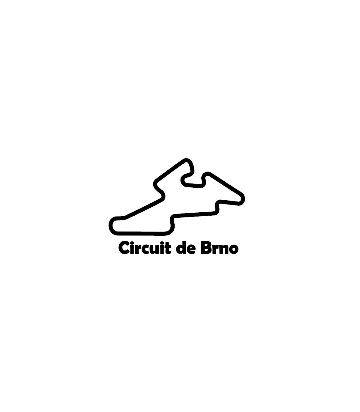 Stickers TRACÉ CIRCUIT BRNO