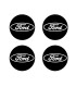 Stickers 4X CENTRE DE ROUE FORD Diam. 54mm