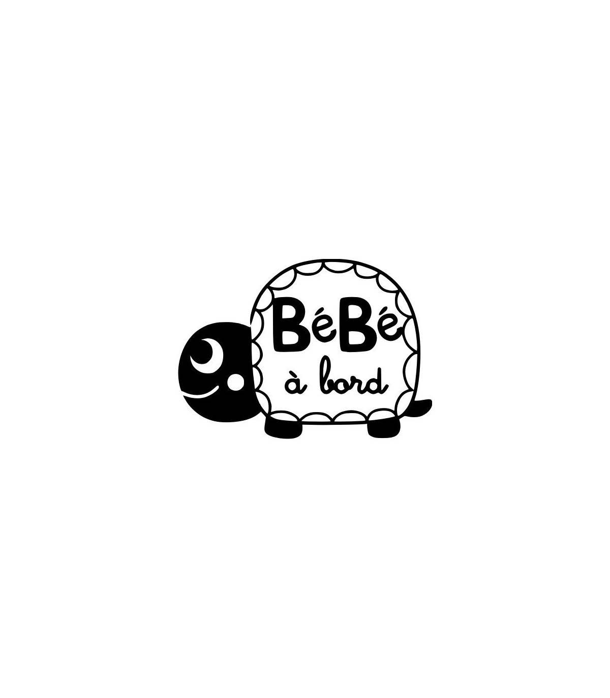 Stickers BÉBÉ A BORD TORTUE