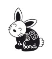 Stickers BÉBÉ A BORD LAPIN
