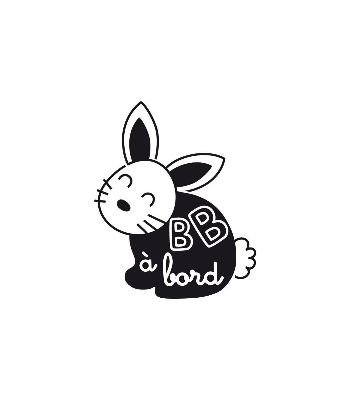 Stickers BÉBÉ A BORD LAPIN