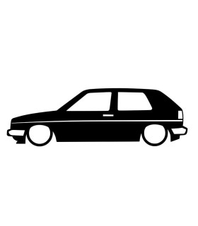 Stickers LOW VW GOLF MK2