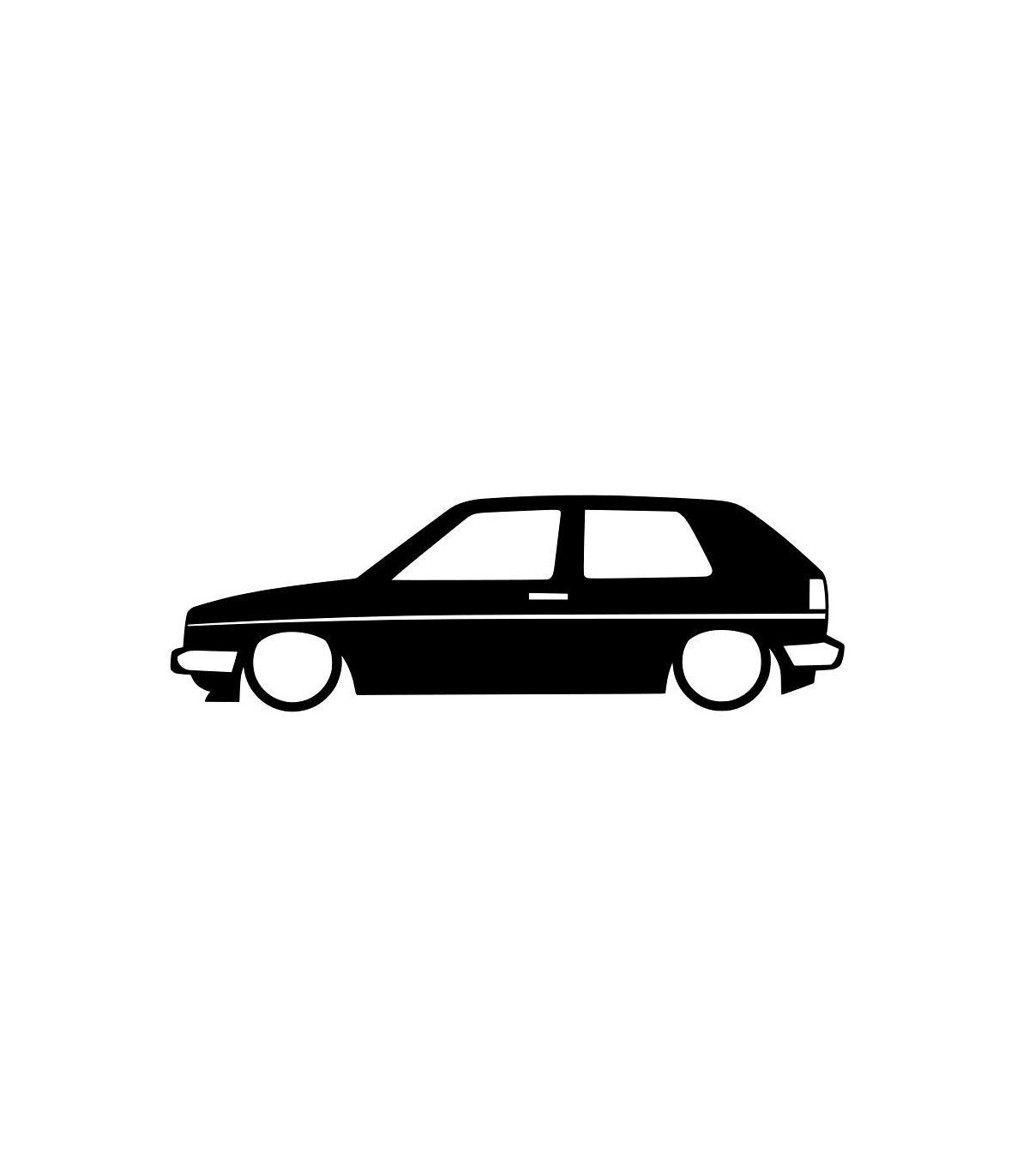 Stickers LOW VW GOLF MK2