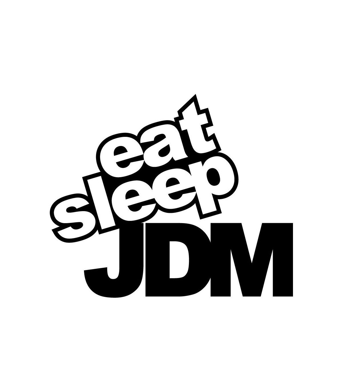 Stickers EAT SLEEP JDM
