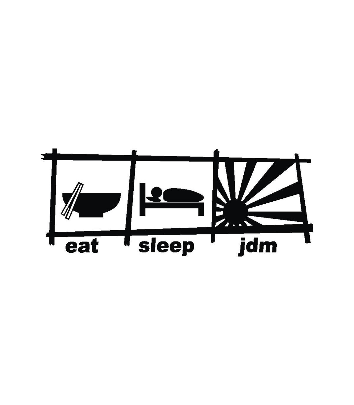 Stickers EAT SLEEP JDM