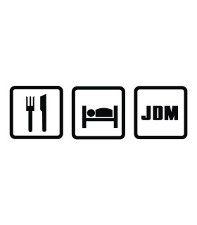 Stickers EAT SLEEP JDM