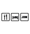 Stickers EAT SLEEP JDM