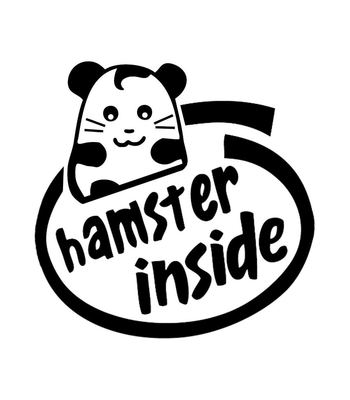 Stickers HAMSTER INSIDE