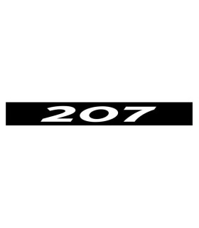Stickers CACHE FEUX STOP PEUGEOT 207