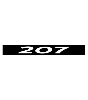 Stickers CACHE FEUX STOP PEUGEOT 207