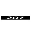 Stickers CACHE FEUX STOP PEUGEOT 207