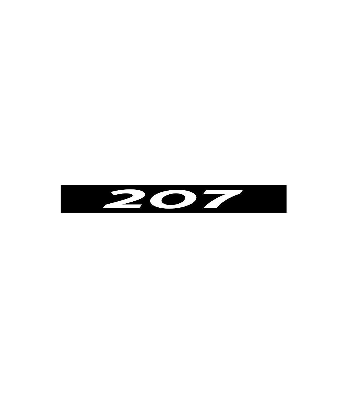 Stickers CACHE FEUX STOP PEUGEOT 207
