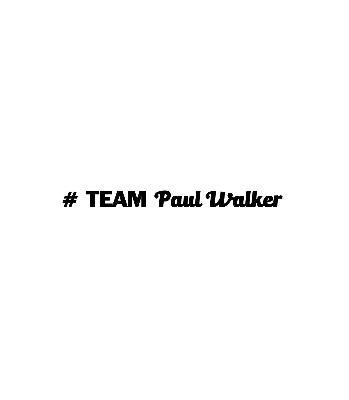 Stickers TEAM PAUL WALKER