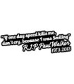 Stickers PAUL WALKER 5