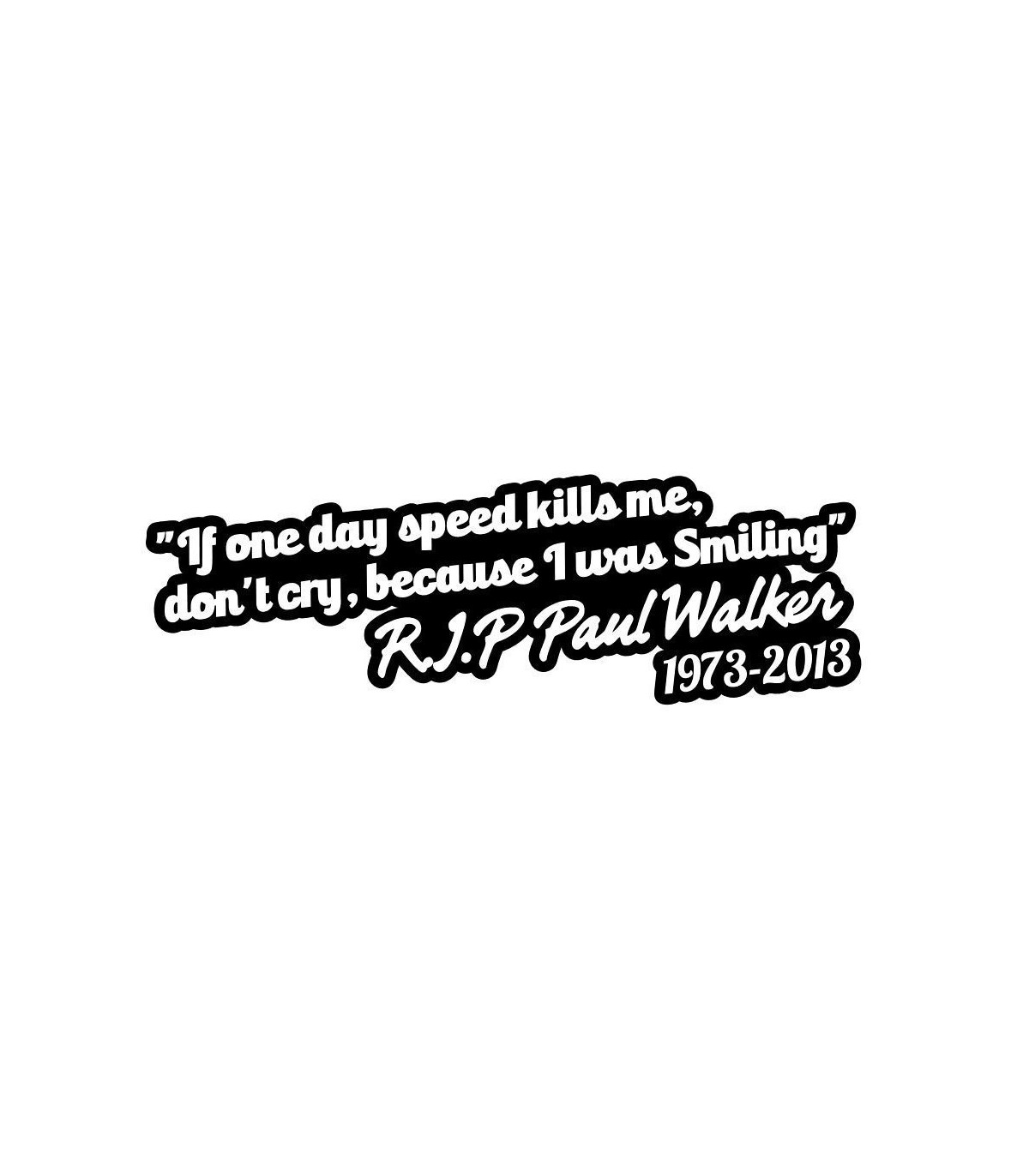 Stickers PAUL WALKER 5