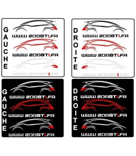 Stickers  SITE 208GTI.FR