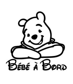 Stickers BÉBÉ A BORD WINNIE 