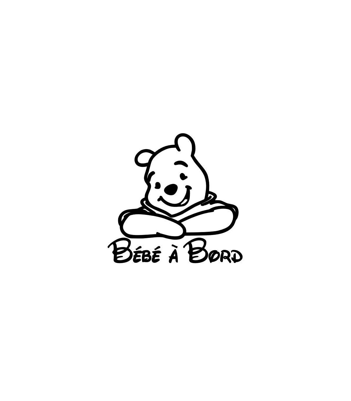 Stickers BÉBÉ A BORD WINNIE 