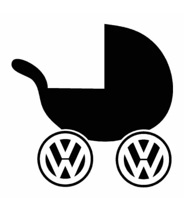 Stickers Poussette VW