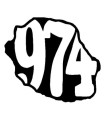 Stickers 974 RÉUNION 