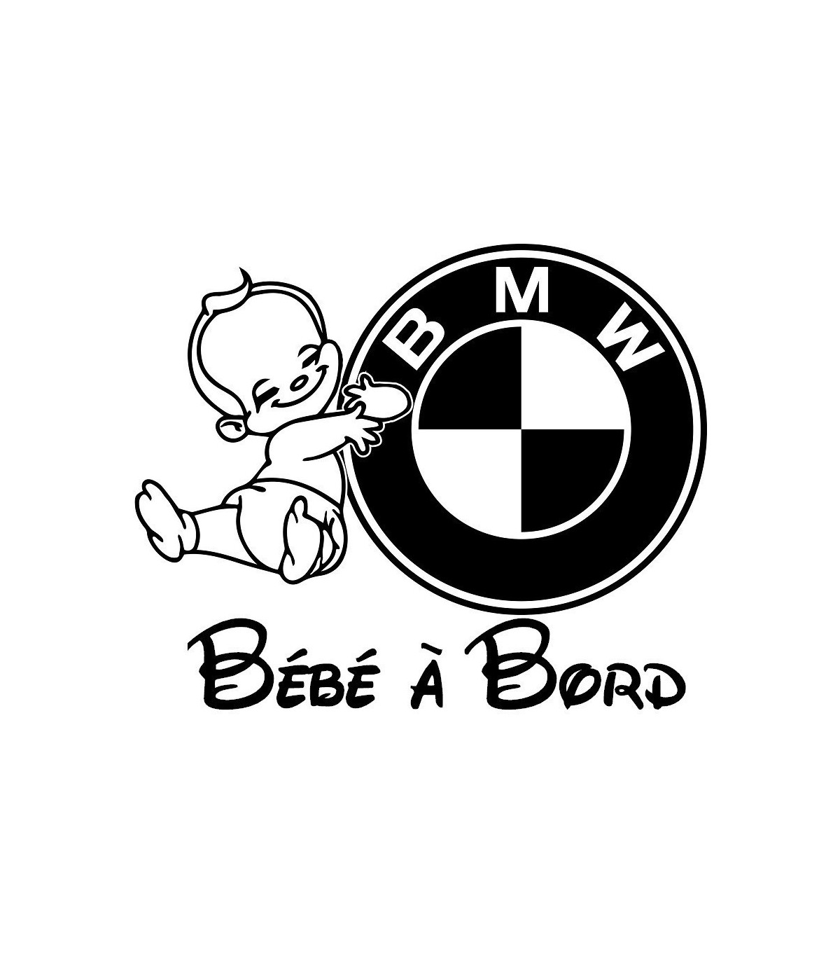 Stickers BÉBÉ A BORD BMW