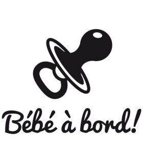Stickers BÉBÉ A BORD TÉTINE 